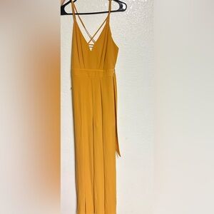 Socialite Nordstrom Yellow Jumpsuit NWT